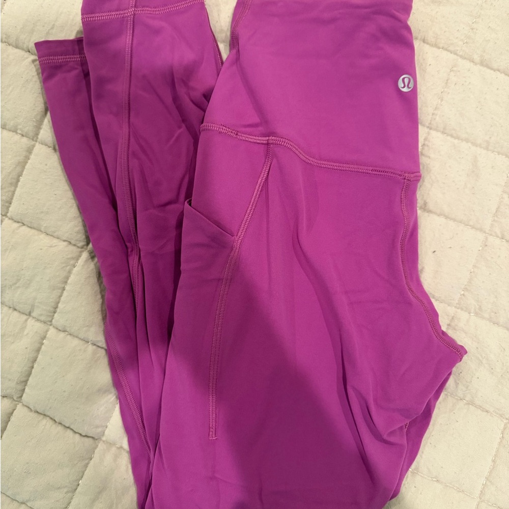 lululemon athletica Kids Magenta Leggings